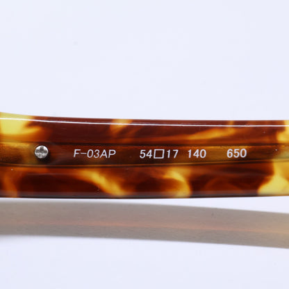 999.9 フォーナインズ 【新品同様】999.9 feelsun フォーナインズフィールサン F-03AP 650 ウェリントンシェイプ サングラス