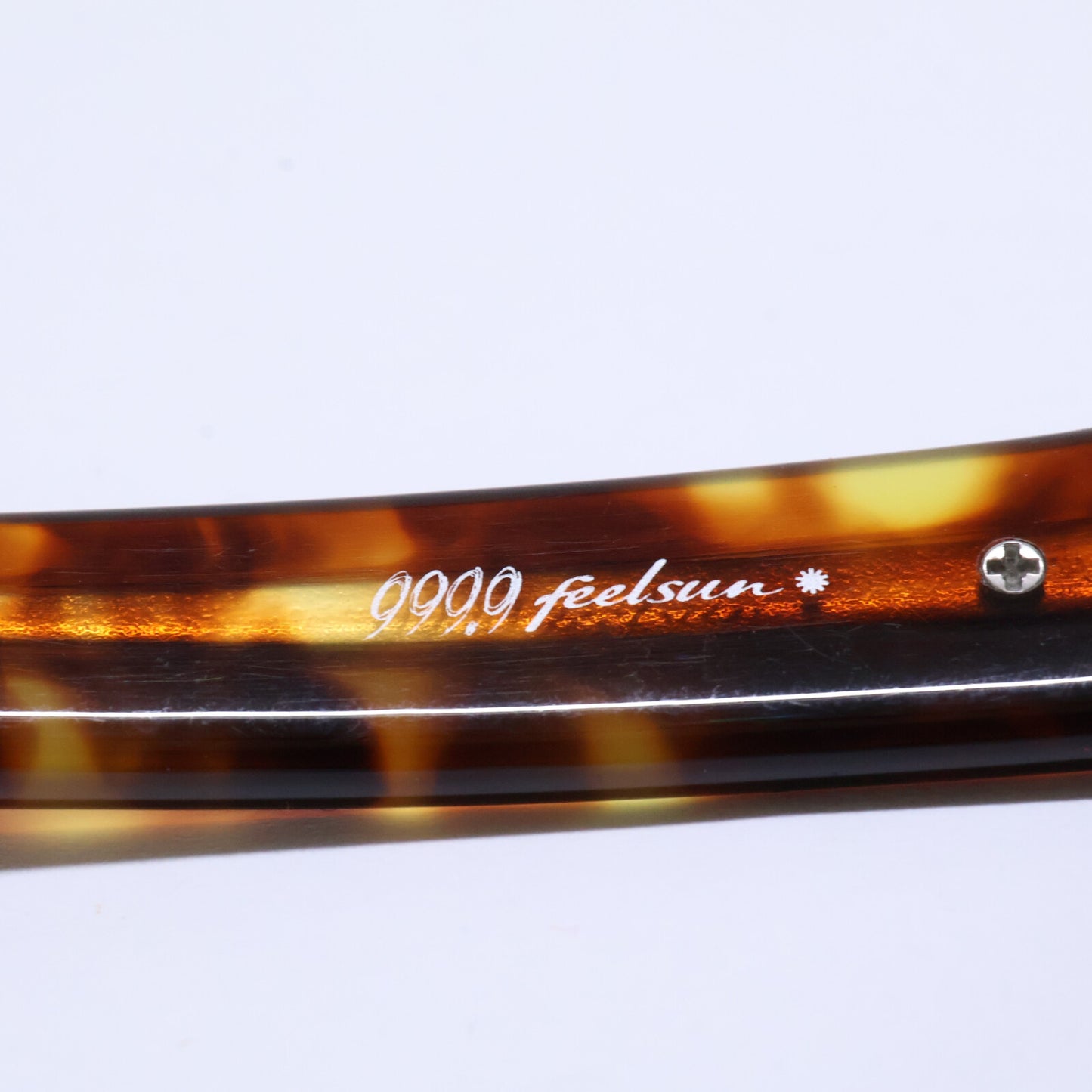 999.9 フォーナインズ 【新品同様】999.9 feelsun フォーナインズフィールサン F-03AP 650 ウェリントンシェイプ サングラス