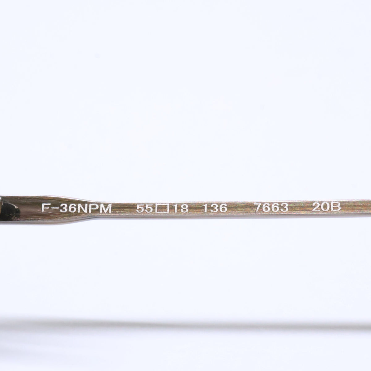 999.9 フォーナインズ 【新品同様】999.9 feelsun フォーナインズフィールサン F-36NPM 7663 フォックスシェイプ サングラス