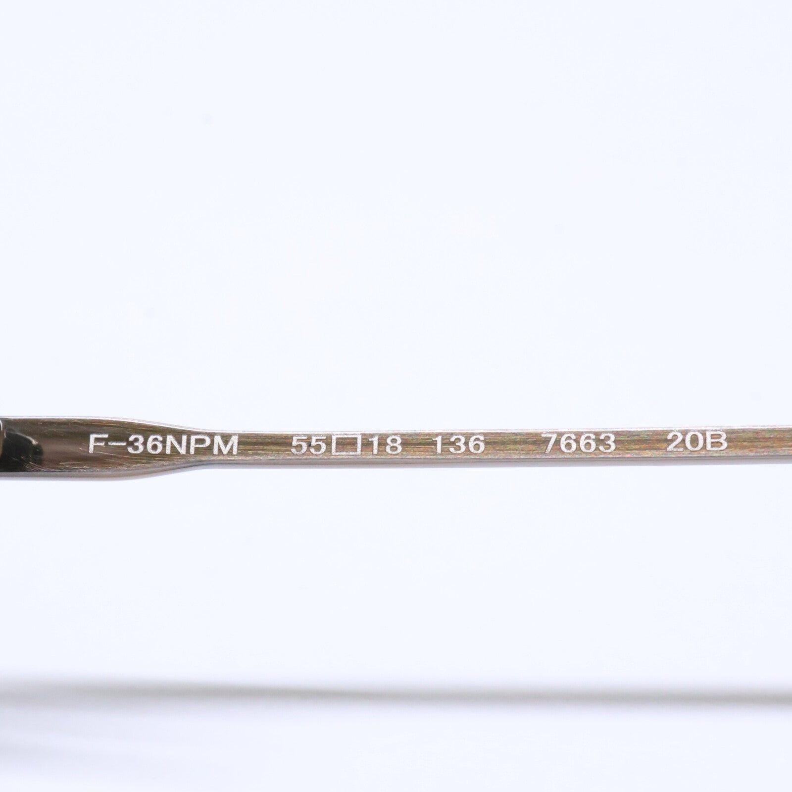 999.9 フォーナインズ 【新品同様】999.9 feelsun フォーナインズフィールサン F-36NPM 7663 フォックスシェイプ サングラス