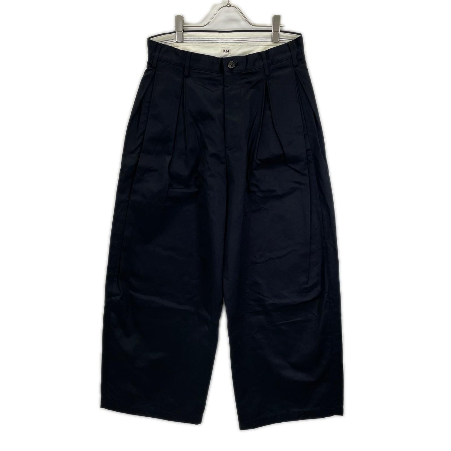 KHOKI コッキ 26SS 26SS-P-17-US ネイビー TUCK PANTS ボトムス
