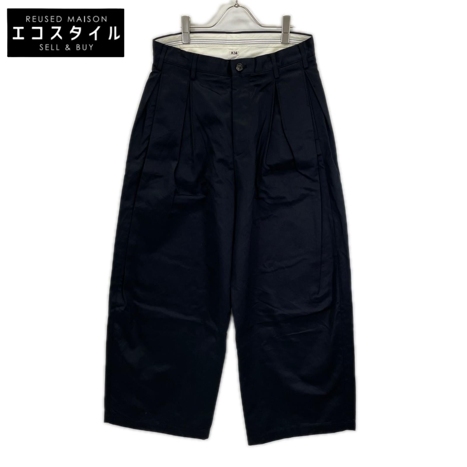 KHOKI コッキ 26SS 26SS-P-17-US ネイビー TUCK PANTS ボトムス