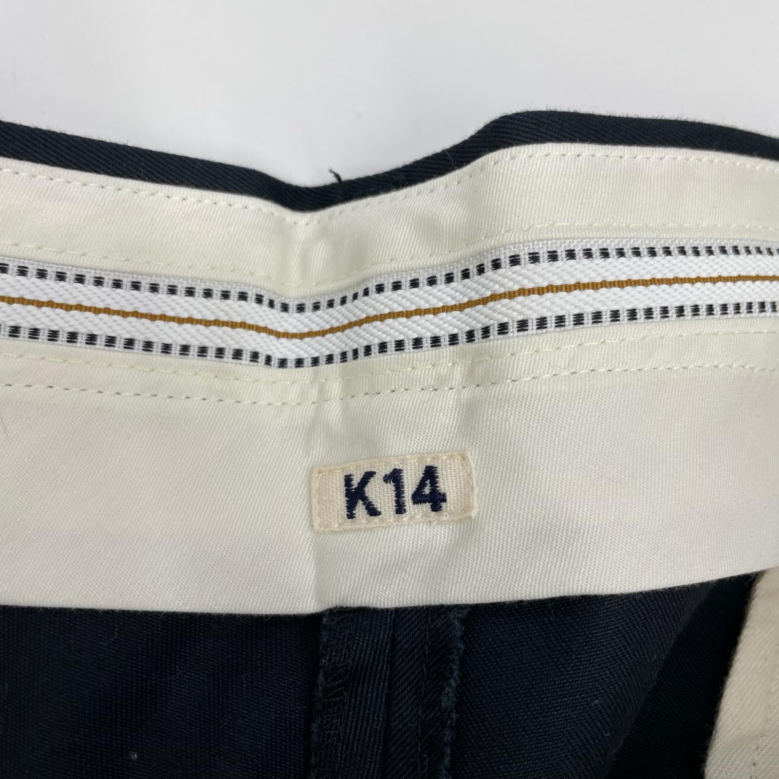 KHOKI コッキ 26SS 26SS-P-17-US ネイビー TUCK PANTS ボトムス