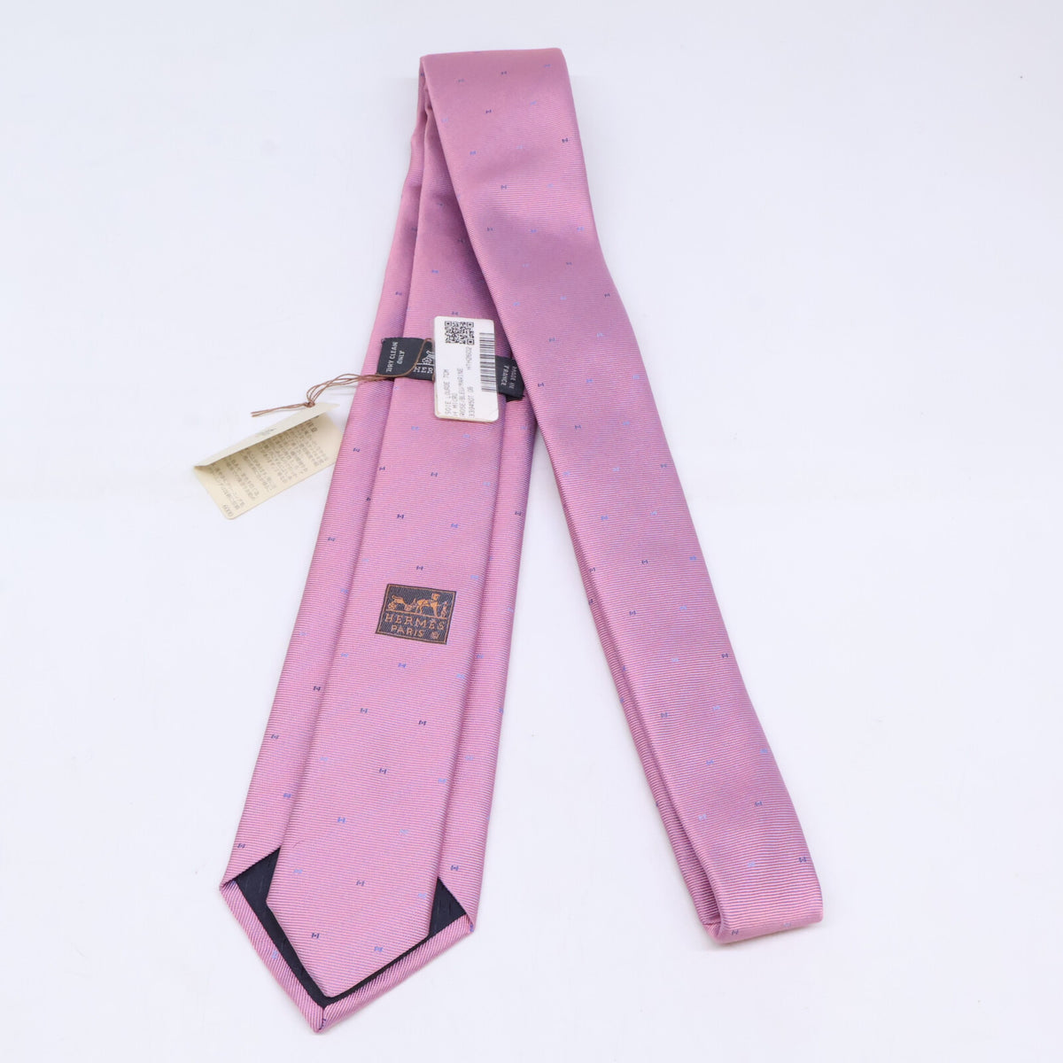 HERMES エルメス 【新品未使用】H339450T 06 Hミクロ シルクタイ 7cm ネクタイ