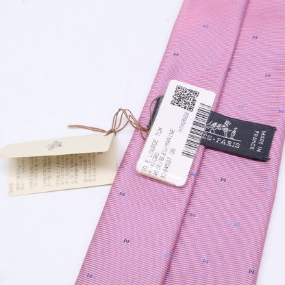 HERMES エルメス 【新品未使用】H339450T 06 Hミクロ シルクタイ 7cm ネクタイ