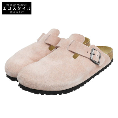 BIRKEN STOCK ビルケンシュトック 美品 Boston LEVE Pink Clay ナロー サンダル シューズ メンズ ピンク 41 1031635 シューズ