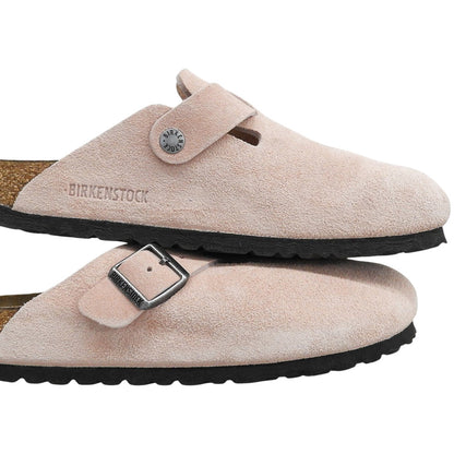 BIRKEN STOCK ビルケンシュトック 美品 Boston LEVE Pink Clay ナロー サンダル シューズ メンズ ピンク 41 1031635 シューズ