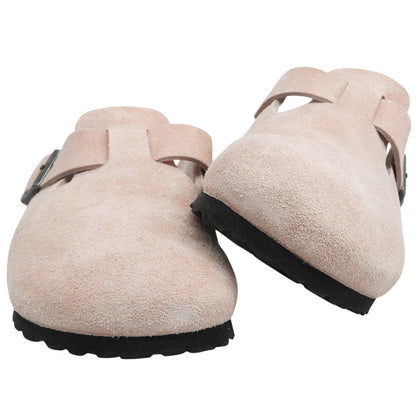 BIRKEN STOCK ビルケンシュトック 美品 Boston LEVE Pink Clay ナロー サンダル シューズ メンズ ピンク 41 1031635 シューズ