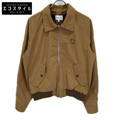 MAISON KITSUNE メゾンキツネ LM02103WQ0062 ベージュ BOLD FOX ハリントンジャケット ジャケット
