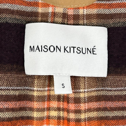 MAISON KITSUNE メゾンキツネ LM02103WQ0062 ベージュ BOLD FOX ハリントンジャケット ジャケット