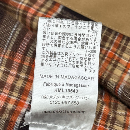 MAISON KITSUNE メゾンキツネ LM02103WQ0062 ベージュ BOLD FOX ハリントンジャケット ジャケット
