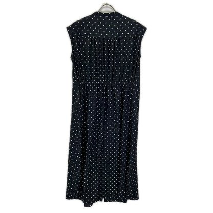 DRESSTERIOR ドレステリア 085-52004 ネイビー ドットプリント フレンチスリーブワンピース ワンピース