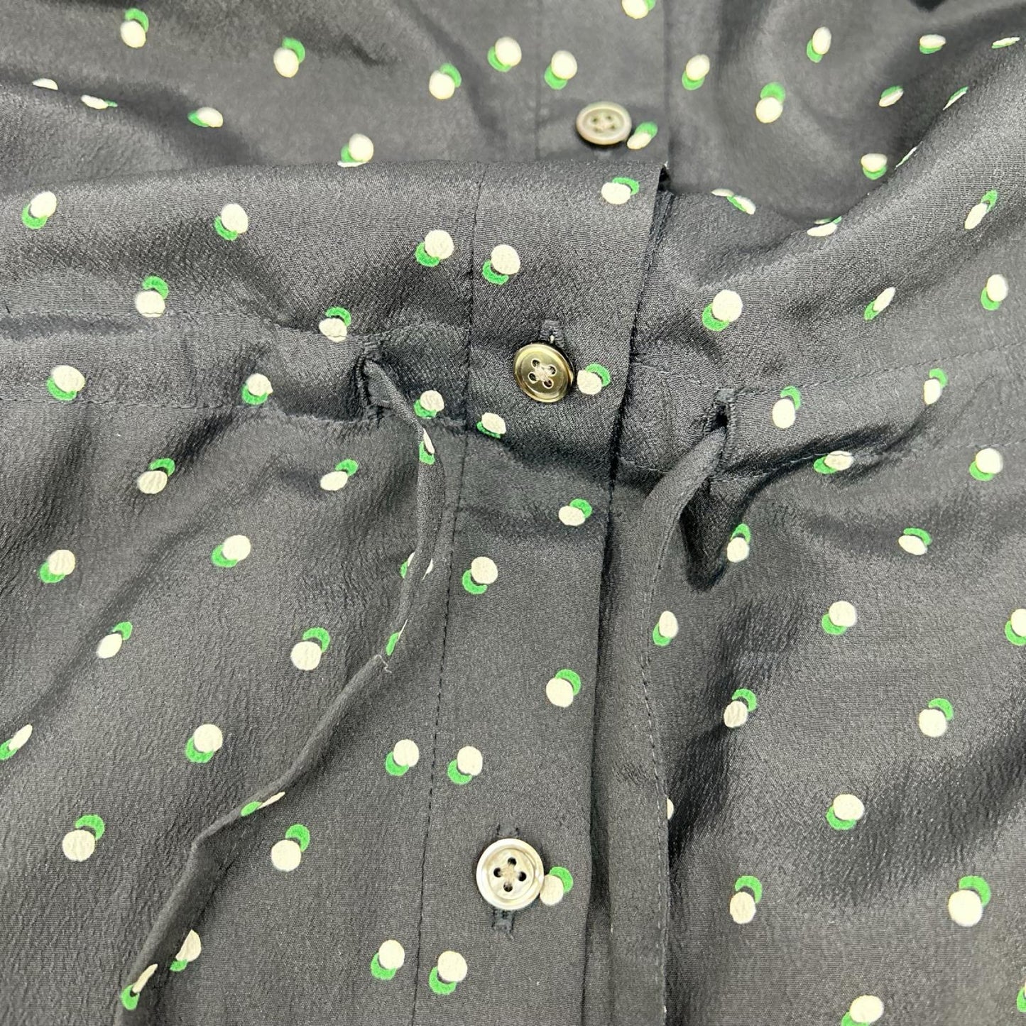 DRESSTERIOR ドレステリア 085-52004 ネイビー ドットプリント フレンチスリーブワンピース ワンピース