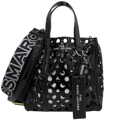 MARC JACOBS マーク ジェイコブス パンチング パテント ハンドバッグ レディース ブラック M0015791 ハンドバッグ