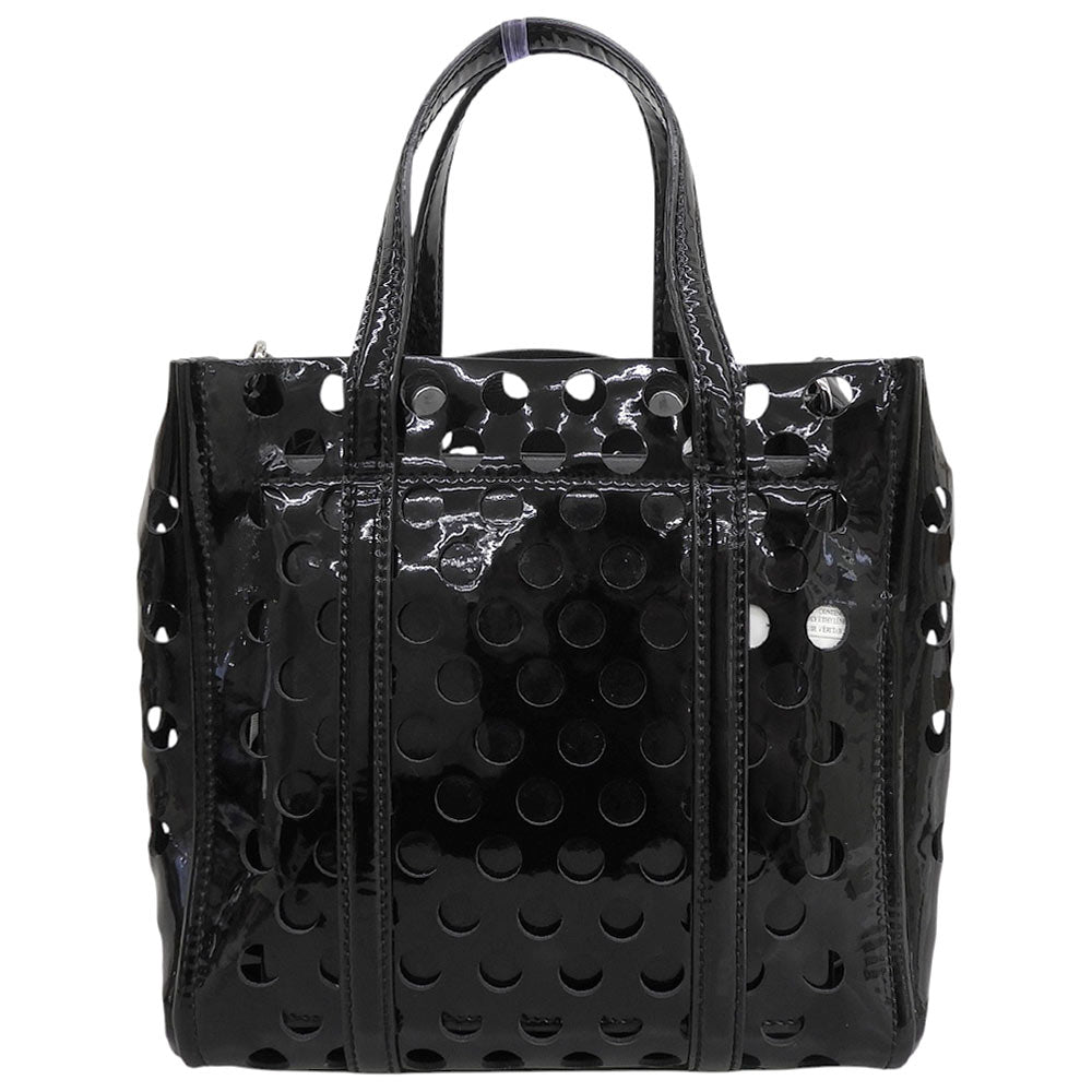 MARC JACOBS マーク ジェイコブス パンチング パテント ハンドバッグ レディース ブラック M0015791 ハンドバッグ