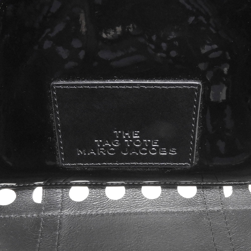 MARC JACOBS マーク ジェイコブス パンチング パテント ハンドバッグ レディース ブラック M0015791 ハンドバッグ