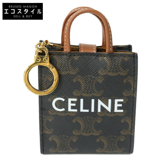CELINE セリーヌ 10I492CZ1 マイクロ バーティカル カバ バッグチャーム その他