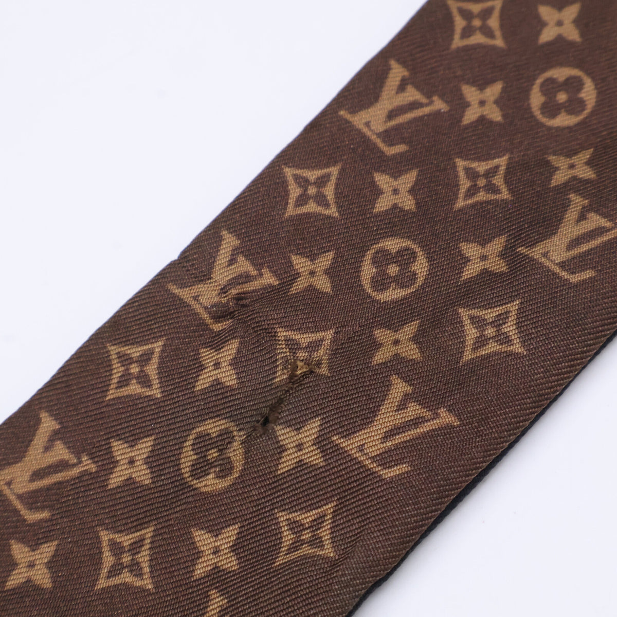 LOUIS VUITTON ルイヴィトン M71095 バンドー BB LV ストーリーズ シルク スカーフ