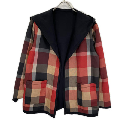 BLUE LABEL CRESTBRIDGE ブルーレーベルクレストブリッジ 25年 55F01-703-09 クレストブリッジチェックリバーシブルカーディガン トップス
