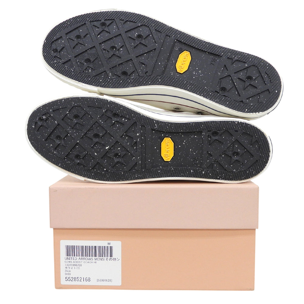 converse コンバース 未使用 COACH CANVAS HI スニーカー シューズ メンズ ホワイト 26cm Addict 1CL784 シューズ