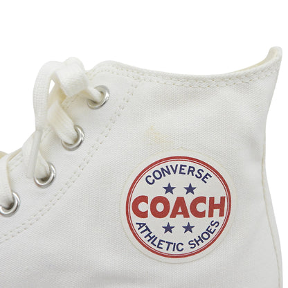 converse コンバース 未使用 COACH CANVAS HI スニーカー シューズ メンズ ホワイト 26cm Addict 1CL784 シューズ