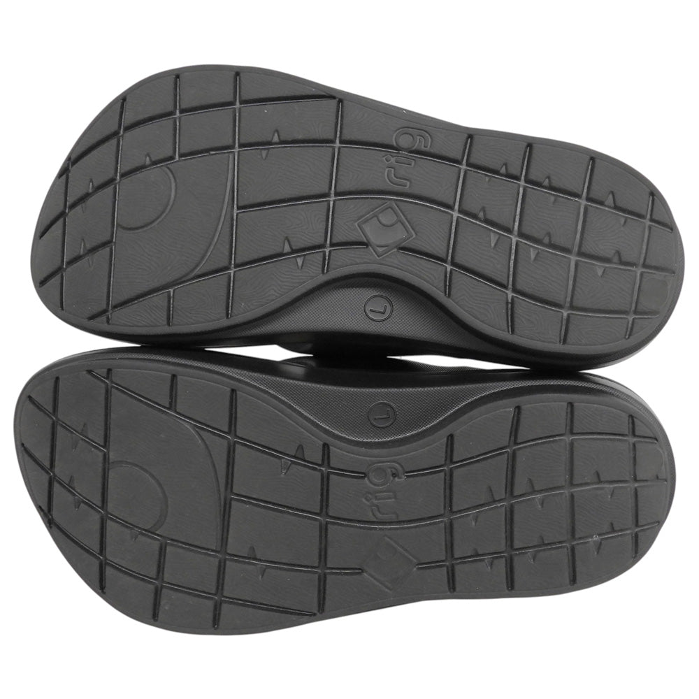 rig リグ 美品 Flip Flop 2.0 リカバリーサンダル シューズ メンズ 黒 ブラック L シューズ