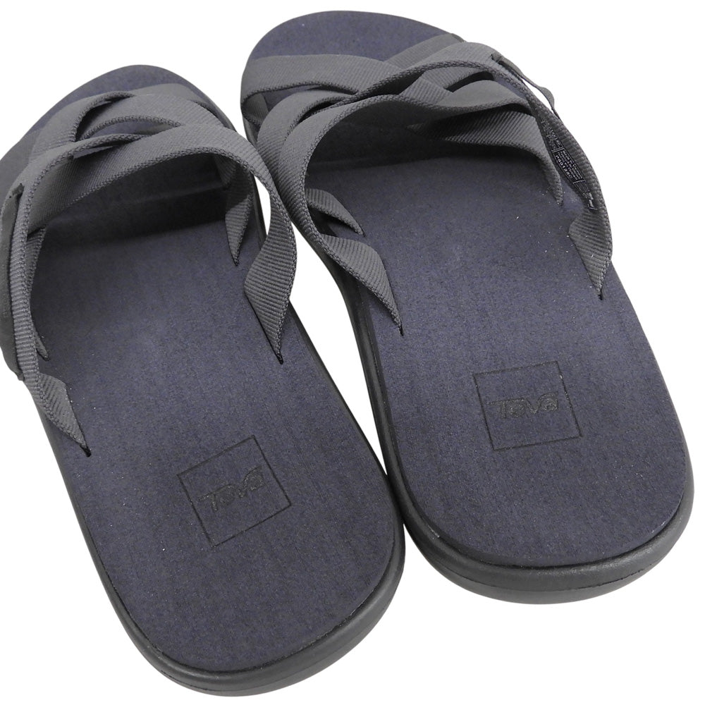 TEVA テバ 美品 M VOYA SLIDE サンダル シューズ メンズ グレー 27cm F60125C シューズ
