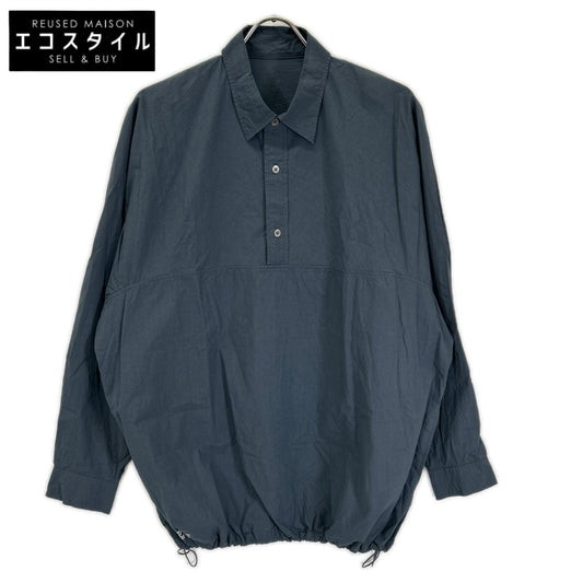 Fresh Service フレッシュサービス FSC261-50247 グレー CRISP COTTON ANORAK L/S SHIRT トップス