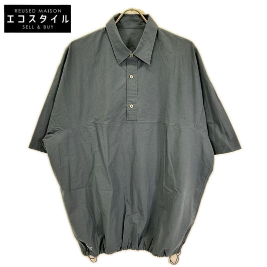 Fresh Service フレッシュサービス FSC261-50248 グレー CRISP COTTON ANORAK S/S SHIRT トップス