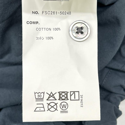 Fresh Service フレッシュサービス FSC261-50248 グレー CRISP COTTON ANORAK S/S SHIRT トップス