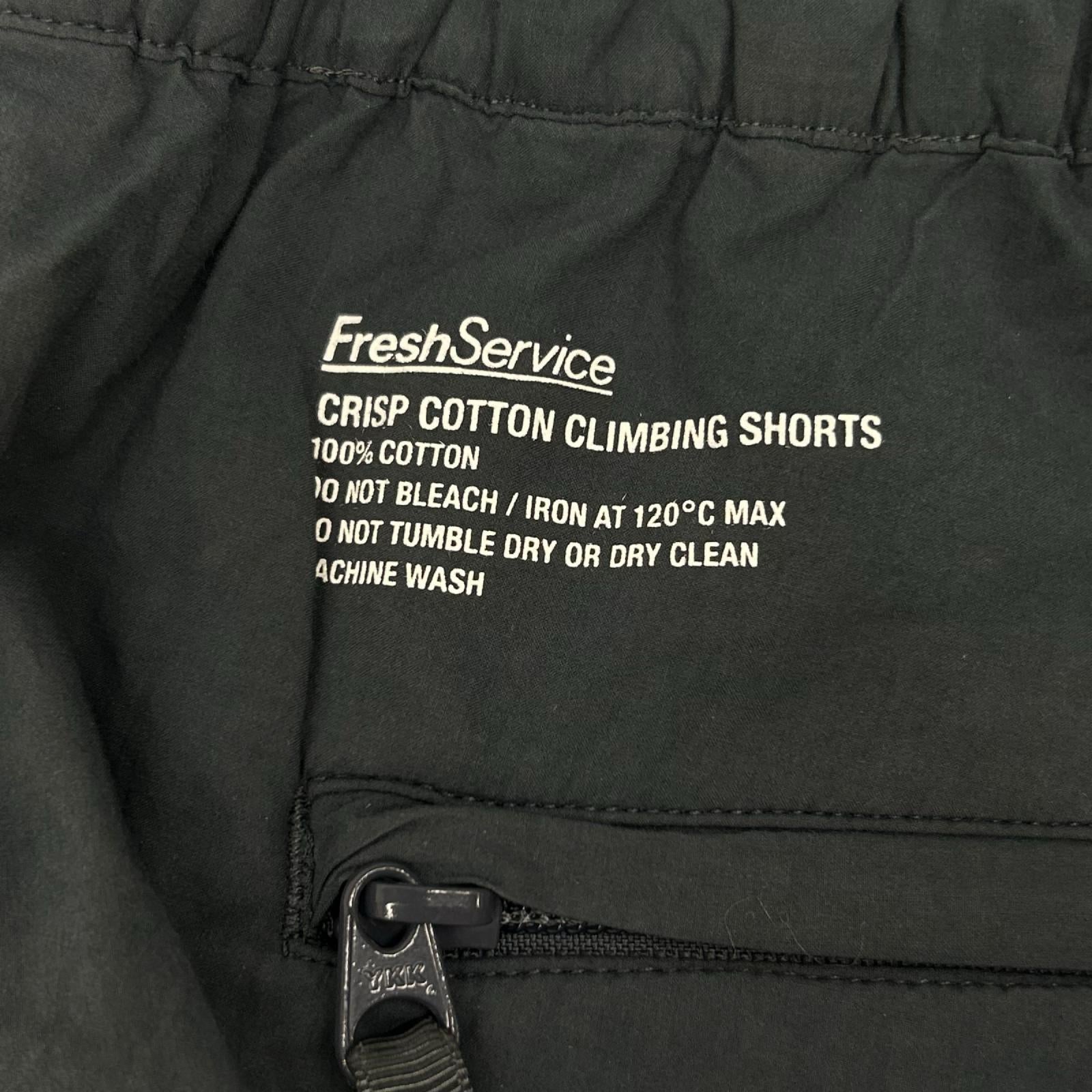 Fresh Service フレッシュサービス FSC261-40176 グレー CRISP COTTON CLIMBING SHORTS ボトムス