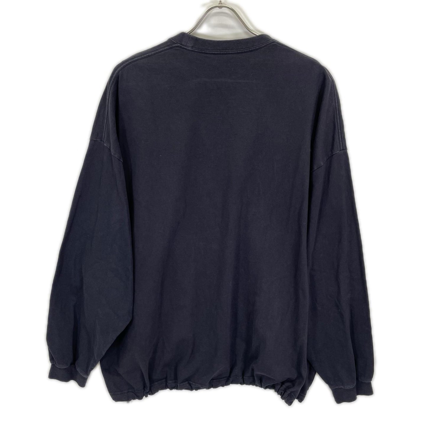 SEE SEE シーシー ネイビー コットン SUPER BIG FLAT LS TEE トップス