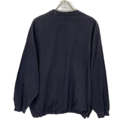SEE SEE シーシー ネイビー コットン SUPER BIG FLAT LS TEE トップス