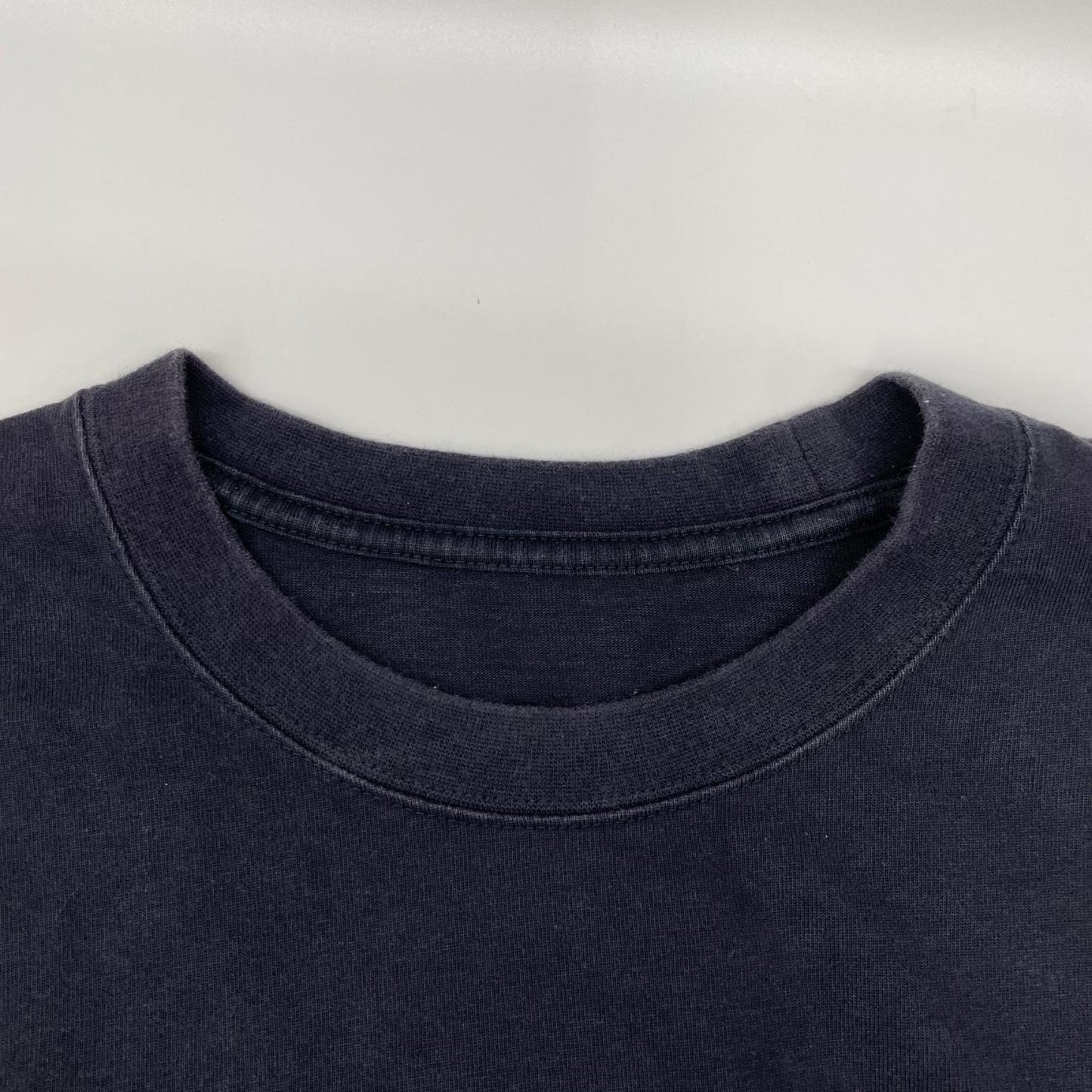 SEE SEE シーシー ネイビー コットン SUPER BIG FLAT LS TEE トップス