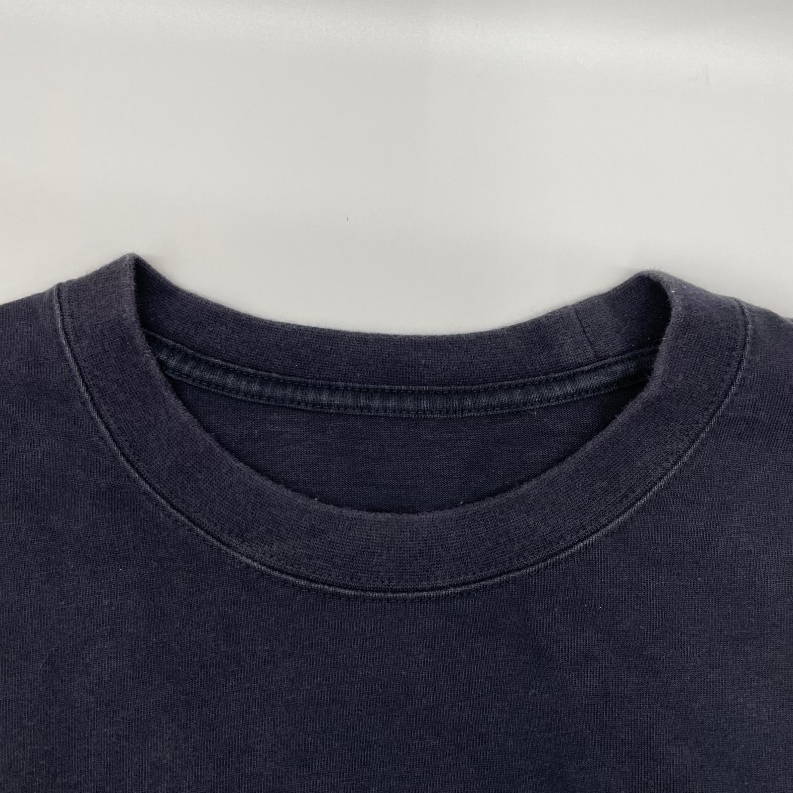 SEE SEE シーシー ネイビー コットン SUPER BIG FLAT LS TEE トップス