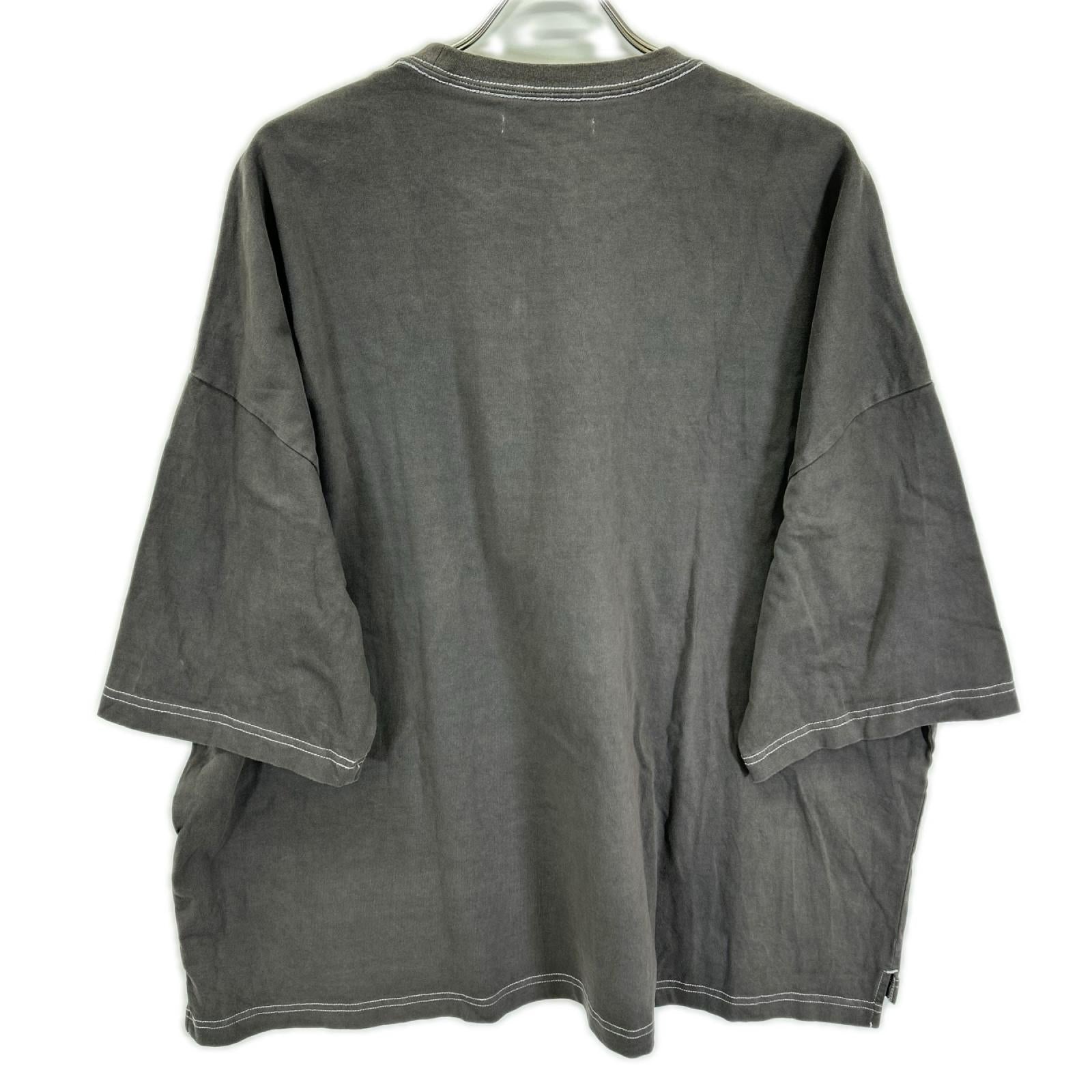 jieDa ジエダ グレー系 コットン CAR FRONT TEE トップス