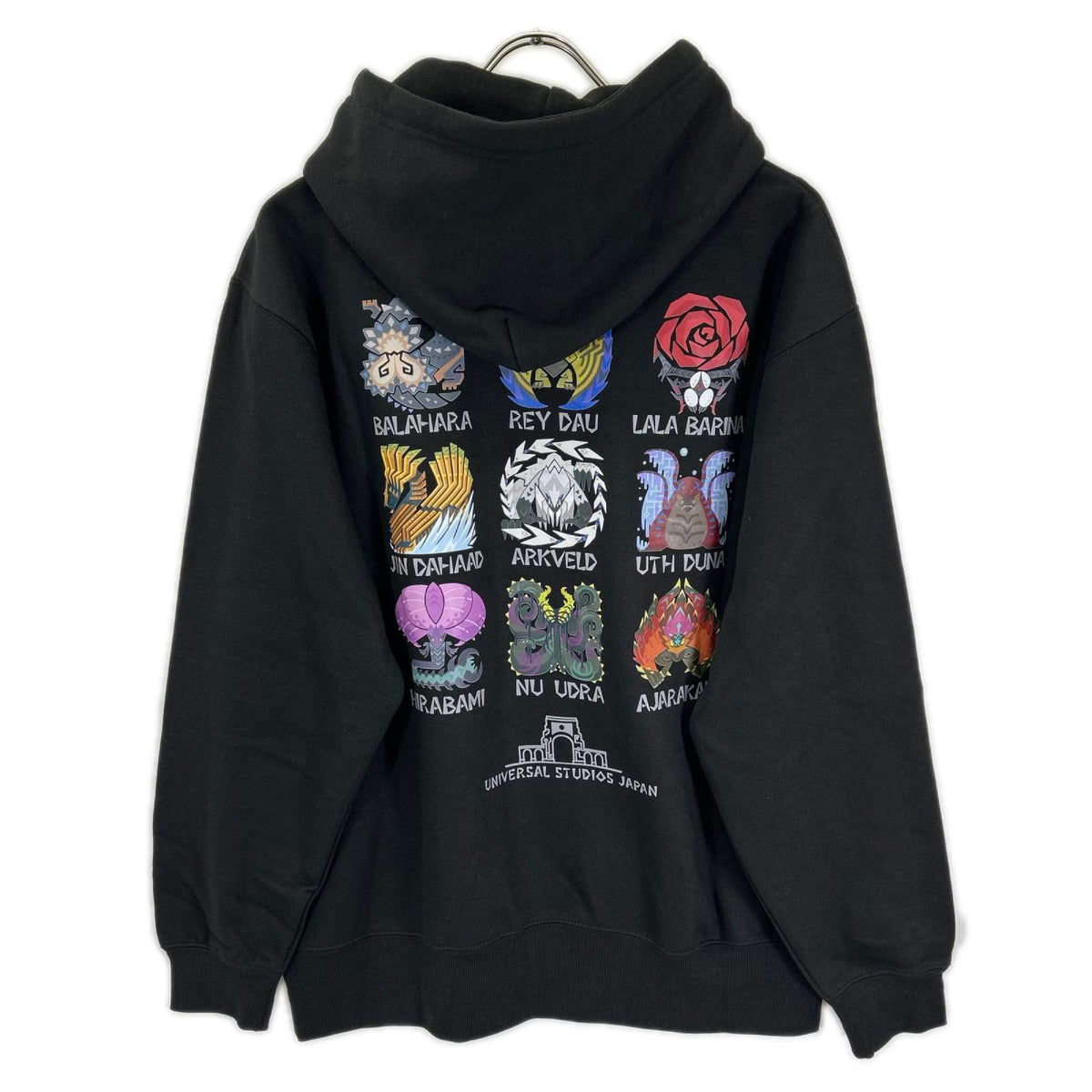 USJ×モンスターハンターワイルズ 狩猟中プリント パーカー トップス
