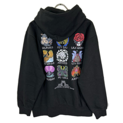 USJ×モンスターハンターワイルズ 狩猟中プリント パーカー トップス
