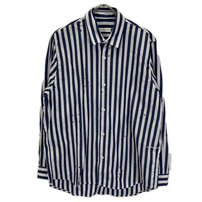 POP TRADING COMPANY ポップトレーディングカンパニー 1251-3-000025 ロゴ ストライプ シャツ トップス