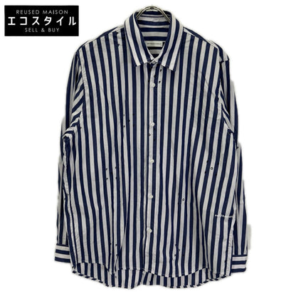 POP TRADING COMPANY ポップトレーディングカンパニー 1251-3-000025 ロゴ ストライプ シャツ トップス