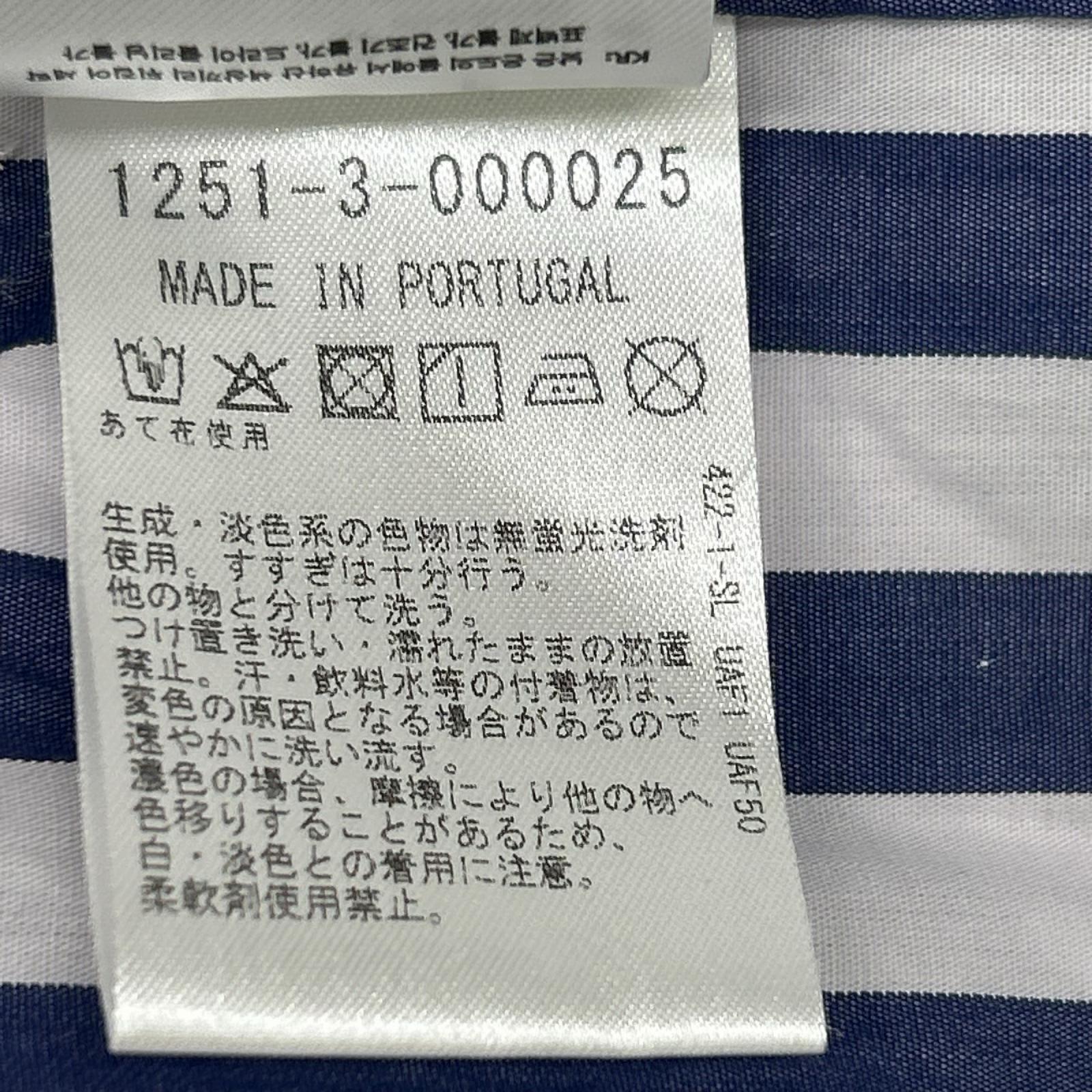 POP TRADING COMPANY ポップトレーディングカンパニー 1251-3-000025 ロゴ ストライプ シャツ トップス