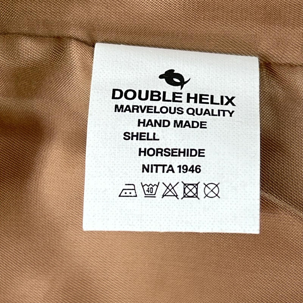 DOUBLE HELIX ダブルヘリックス WM0492 ゴールド THE BOXER ホースハイド スエードジャケット ジャケット