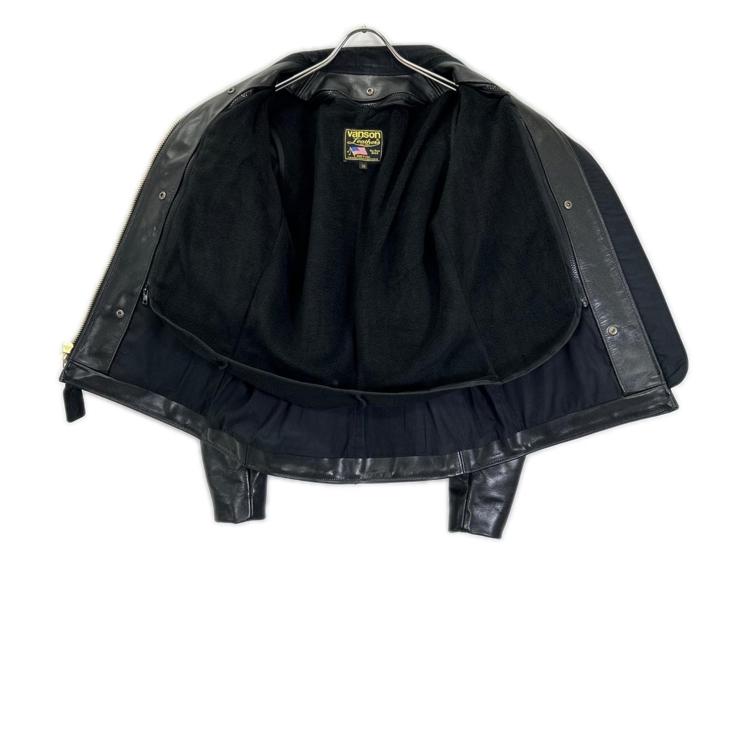 VANSON バンソン 84004A-02 ブラック B LEATHER JACKT ジャケット