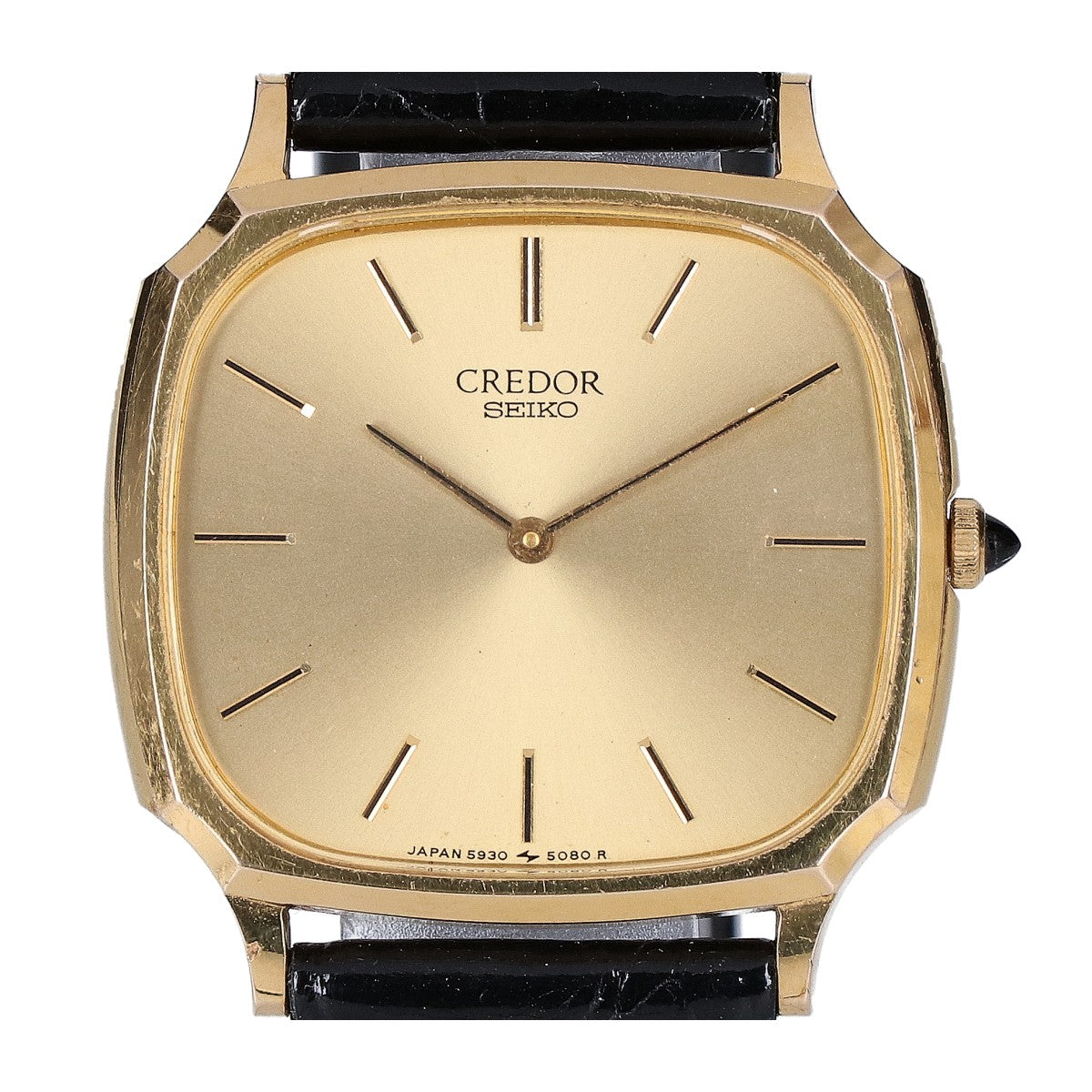 SEIKO CREDOR セイコー クレドール 5930-5080 14K SSバック クォーツ 腕時計