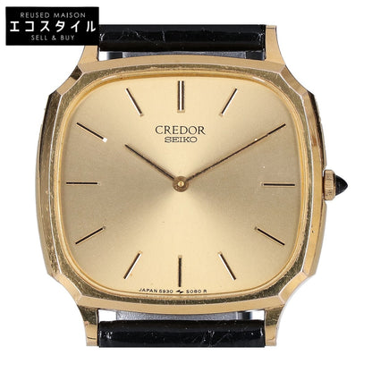 SEIKO CREDOR セイコー クレドール 5930-5080 14K SSバック クォーツ 腕時計