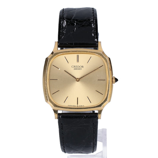 SEIKO CREDOR セイコー クレドール 5930-5080 14K SSバック クォーツ 腕時計