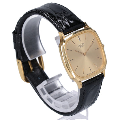SEIKO CREDOR セイコー クレドール 5930-5080 14K SSバック クォーツ 腕時計