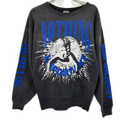 SAINT MICHAEL セントマイケル SM-YS1-0000-C36 CREW SWEAT NOTHING IMP トップス
