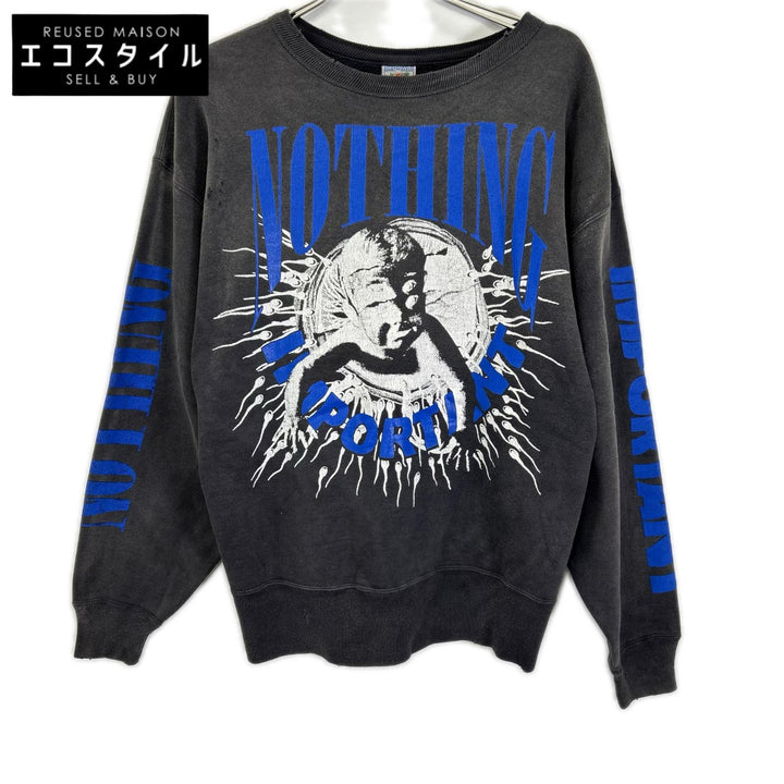 SAINT MICHAEL セントマイケル SM-YS1-0000-C36 CREW SWEAT NOTHING IMP トップス