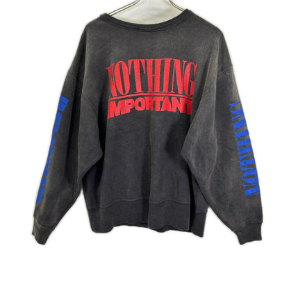 SAINT MICHAEL セントマイケル SM-YS1-0000-C36 CREW SWEAT NOTHING IMP トップス
